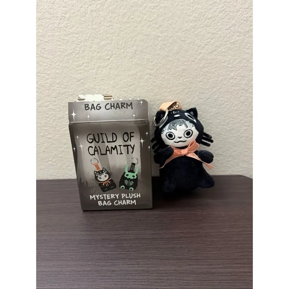 Guild Of Calamity Creepy Cute Creatures Blind Box Plush Bag Charm Keychain - Cat